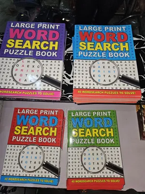 Word Search Puzzle Book (40 Puzzles)