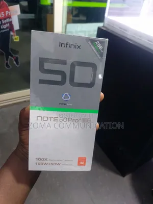 New Infinix Note 50 Pro+ 256 GB Black