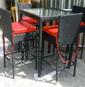 High Bar Stools Rattan Outdoor