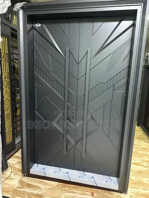 5ft by 8ft Armored Geometric Bulletproof Security Door