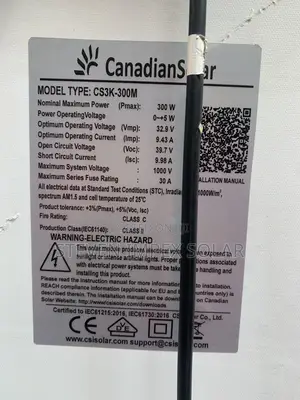 Canadian Solar Panel Mono 300watts