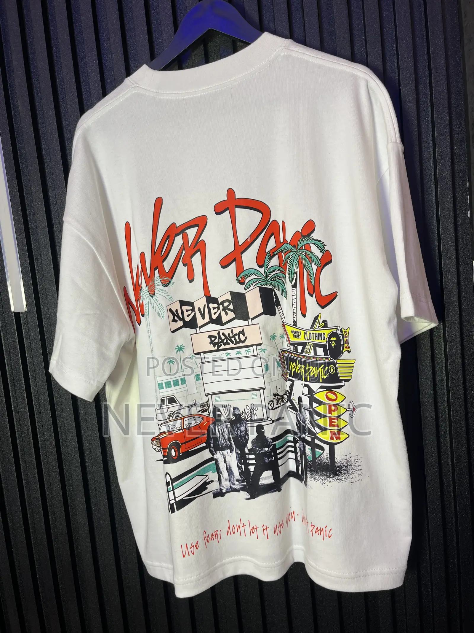 Never Panic Roundneck Tees