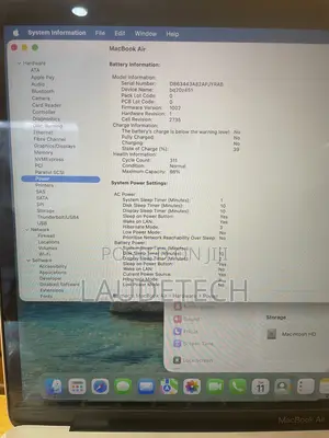 Laptop Apple MacBook Air 2020 8GB Apple M1 SSD 256GB