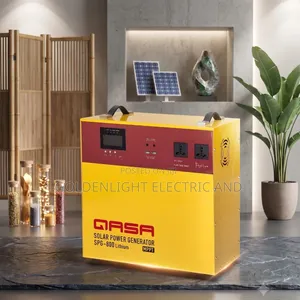 QASA SPG-800Li Portable Solar Power Generator, With 12V 100Ah LiFePO4