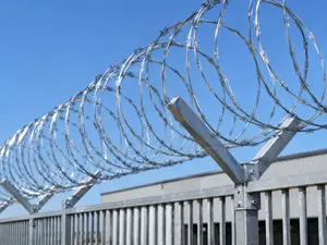 Galvanized Razor Wire for Security Fencing