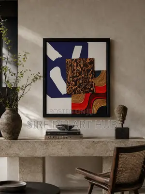 Layered Relief – Ankara Mosaic Collection