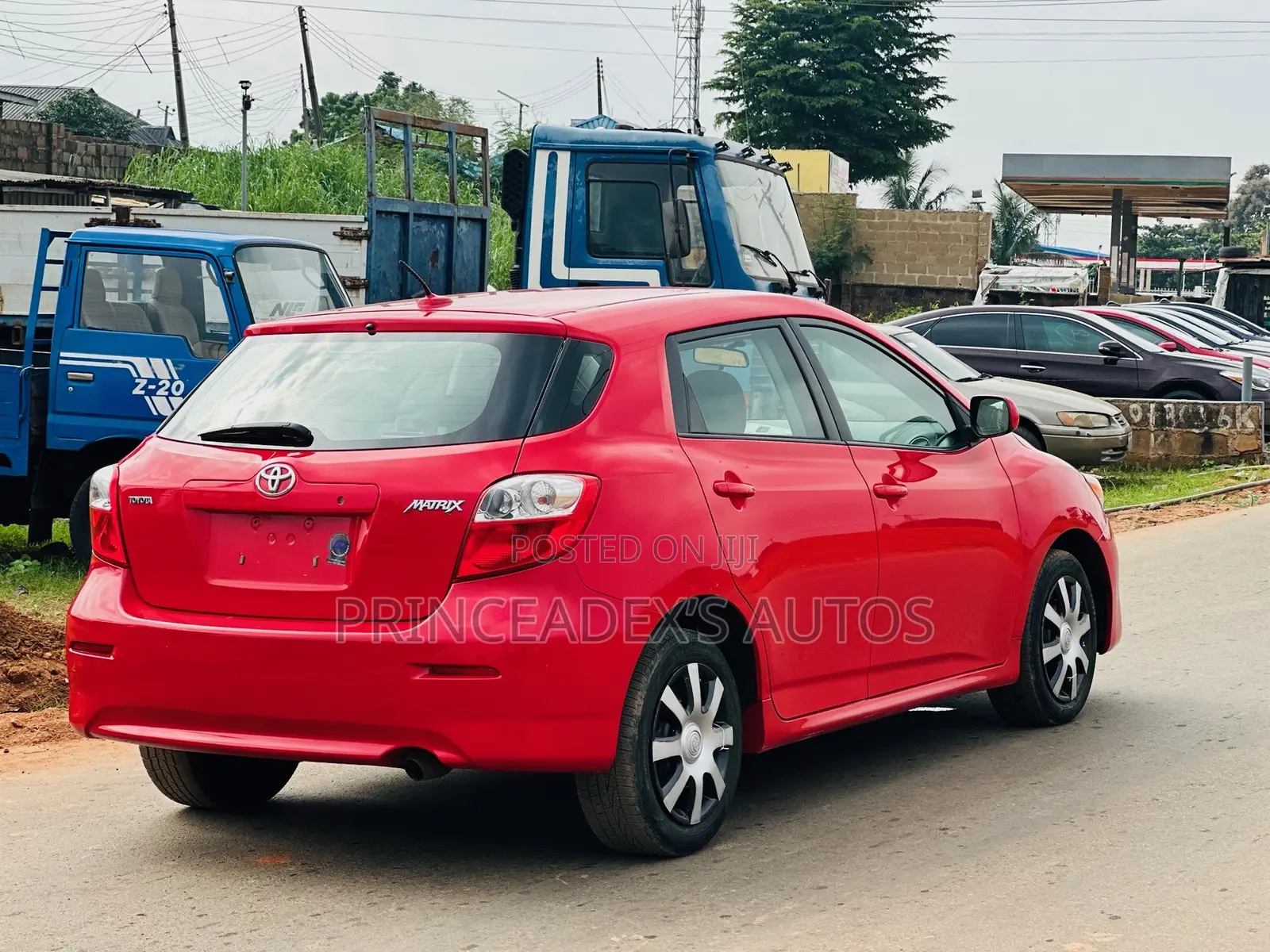 Toyota Matrix S Hatchback AWD (2.4L 4cyl 4A) 2010 Red