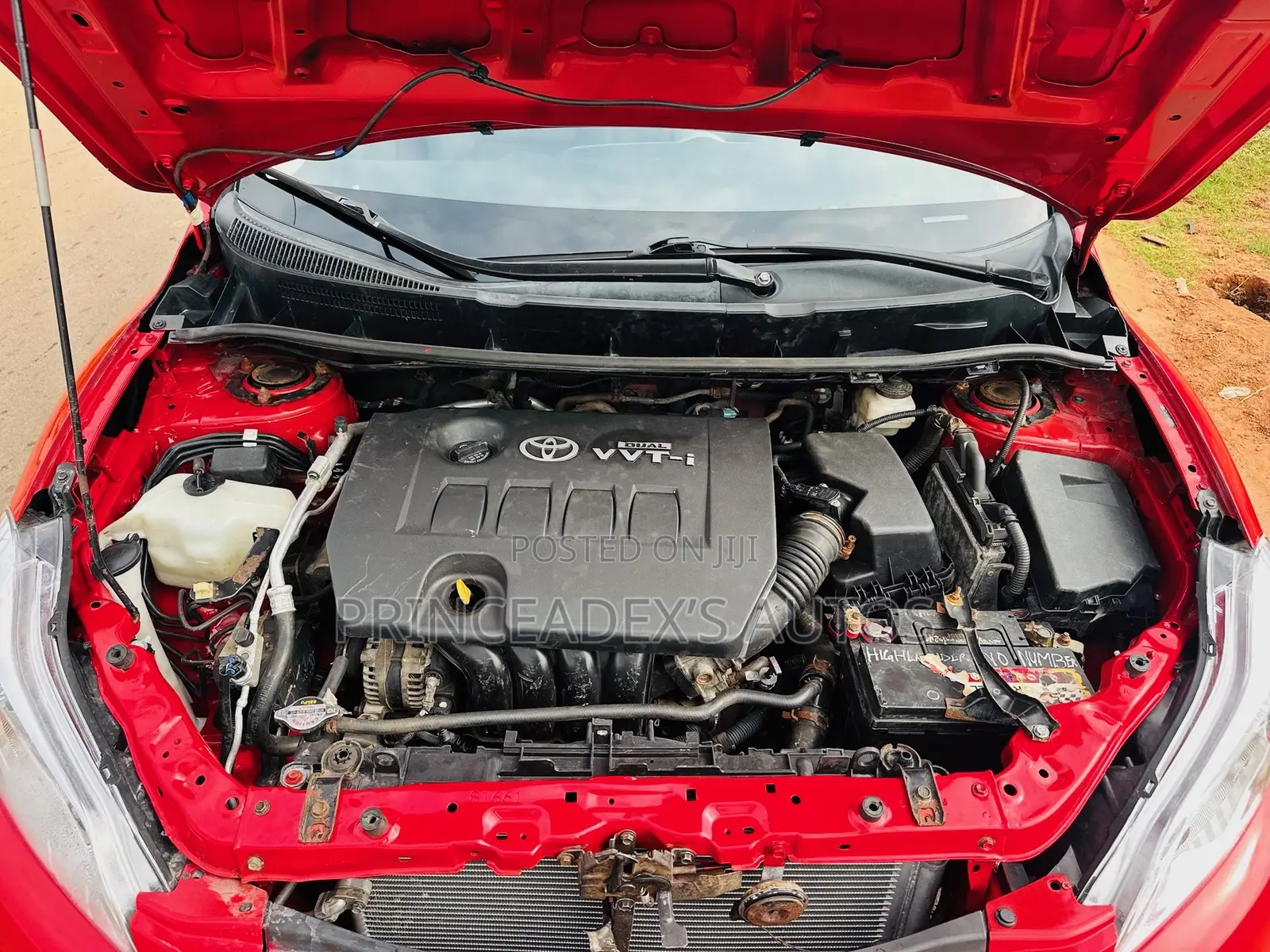 Toyota Matrix S Hatchback AWD (2.4L 4cyl 4A) 2010 Red