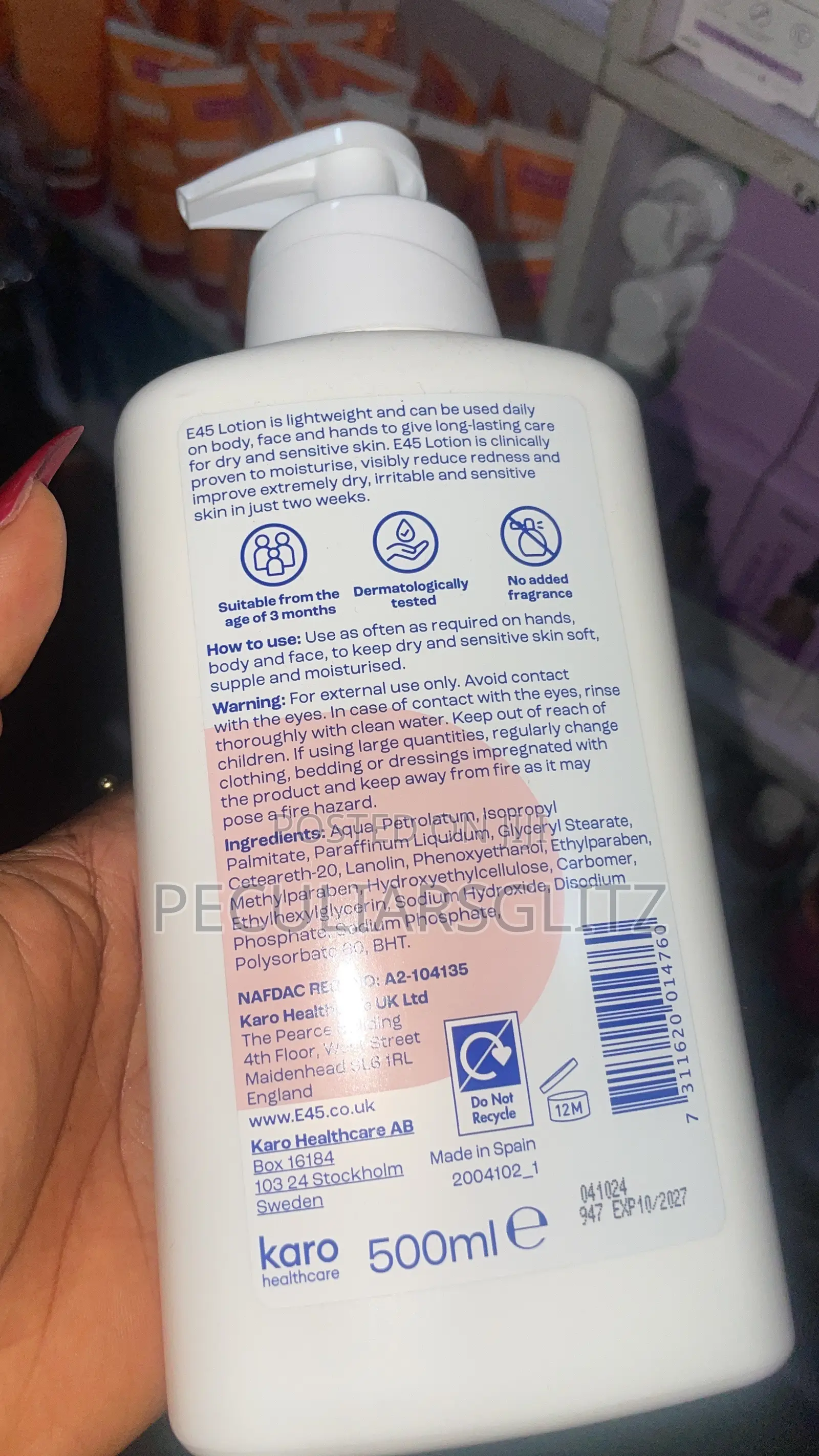 E45 Lotion