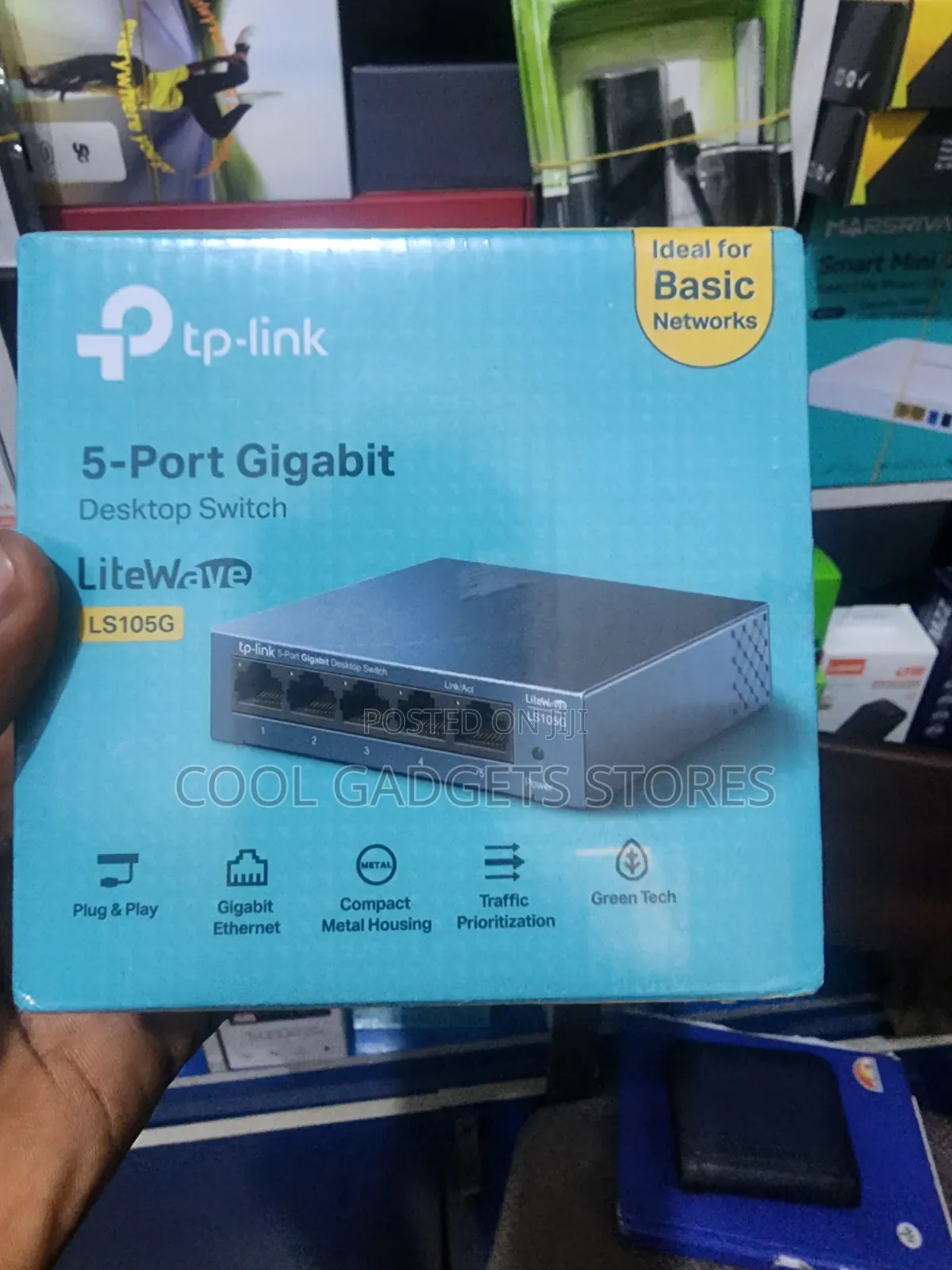 TP-Link LS105g Lite Wave 5-Port Gigabit Desktop Switch
