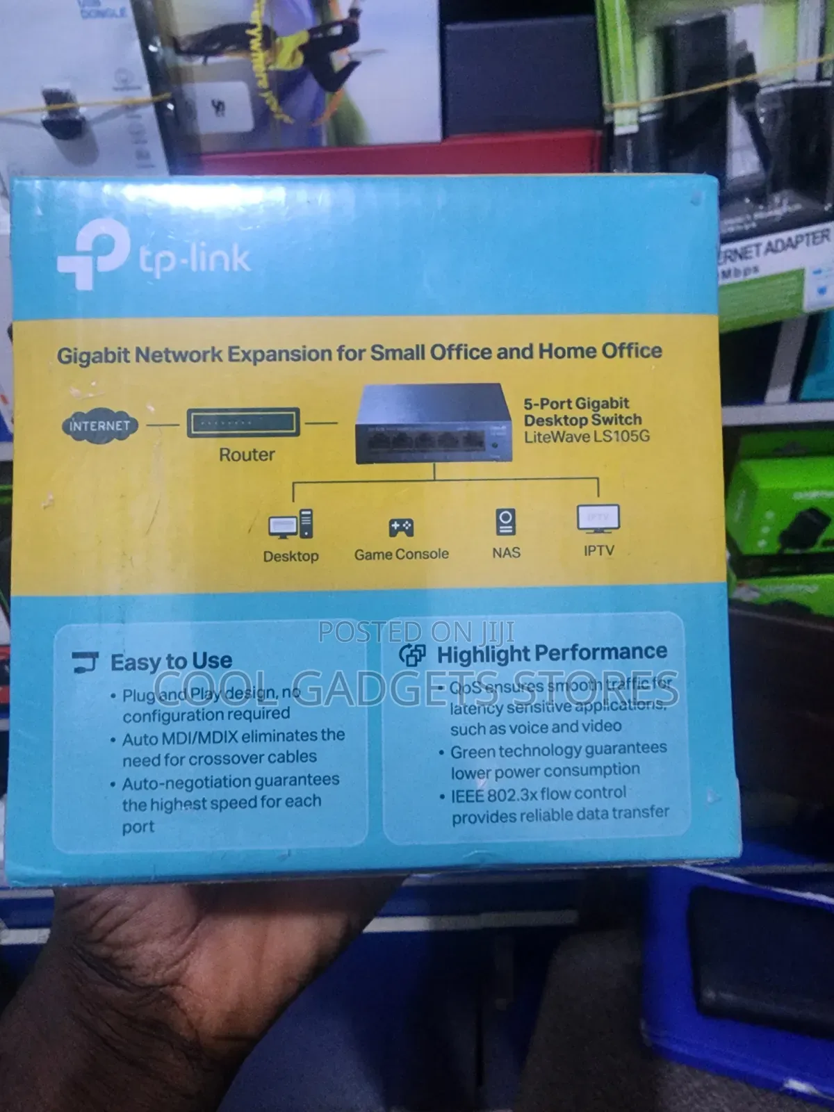 TP-Link LS105g Lite Wave 5-Port Gigabit Desktop Switch