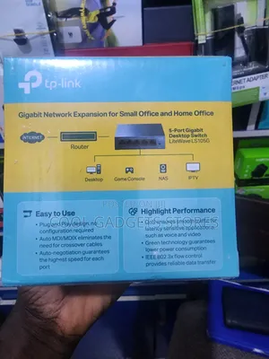 TP-Link LS105g Lite Wave 5-Port Gigabit Desktop Switch