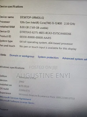 Desktop Computer Dell Optiplex 7020 8GB Intel Core i5 SSD 512GB