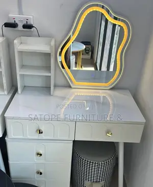 Luxury Coffee Dressing Mirror