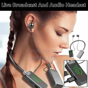 Super Bass Live Broadcast and Audio Neck Headset