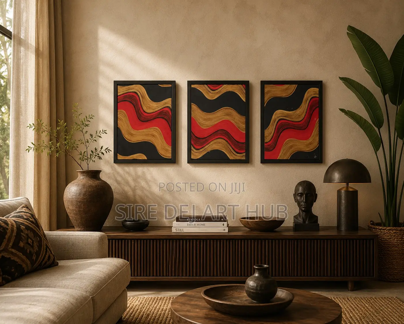 Triptych Flow – Ankara Mosaic Collection