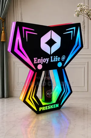 Customized Luxury Champagne Bottle Presenter