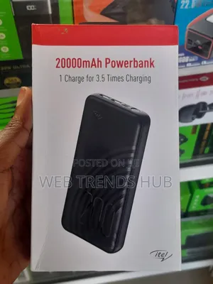 Itel 20000mAh Powerbank Star200 High Capacity Portable PowerBank