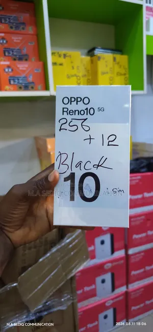 New Oppo Reno 10 5G 256 GB Black