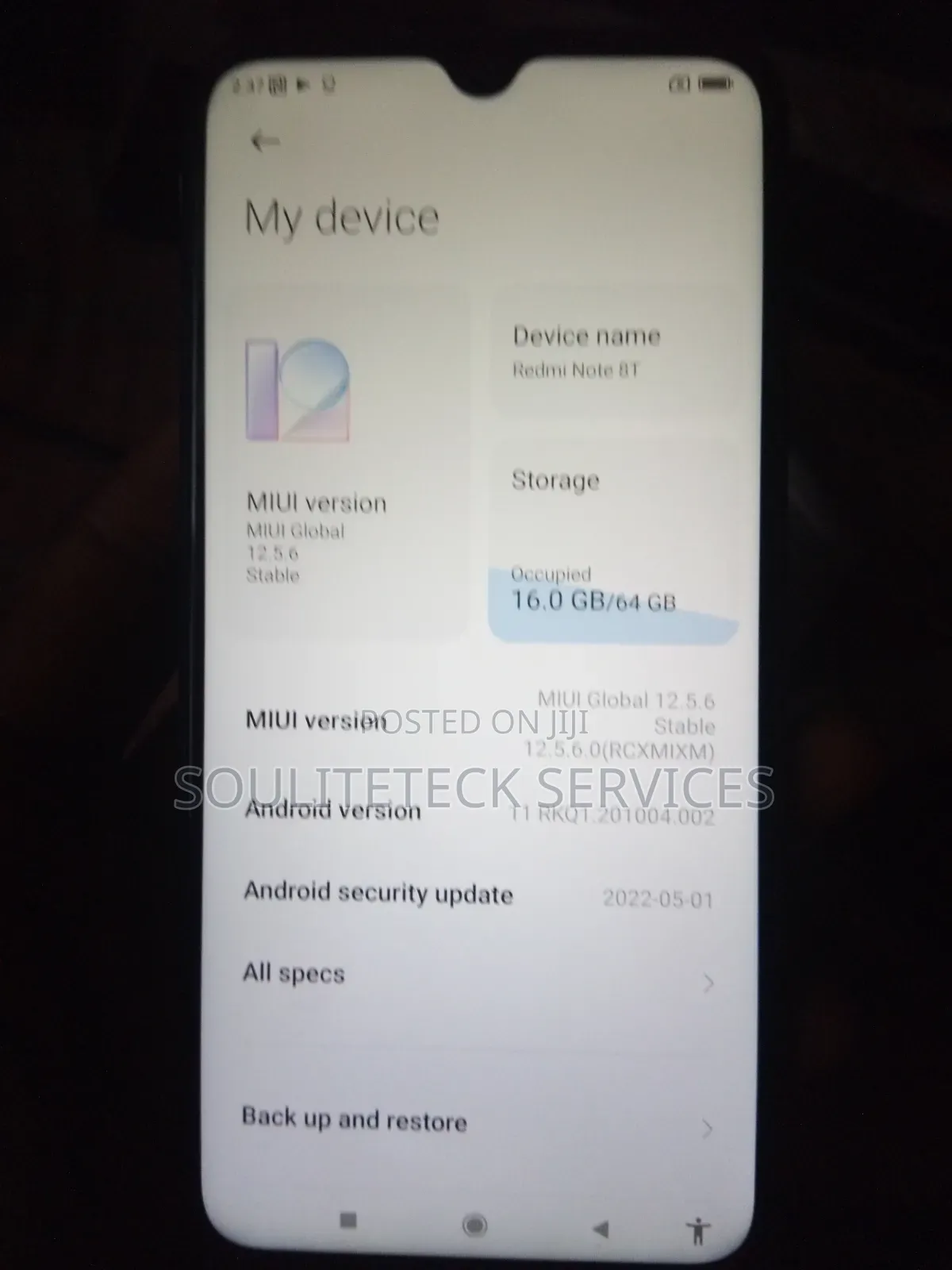 Xiaomi Redmi Note 8T 64 GB Blue