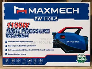 Maxmech 1100W High Pressure Washer (PW 1100-5) – Brand New Car Washer