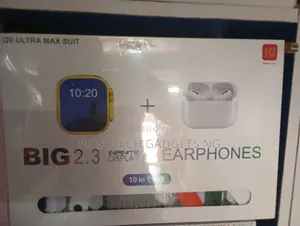 I20 Ultra Max Smart Watch + Earpods + 10 Straps
