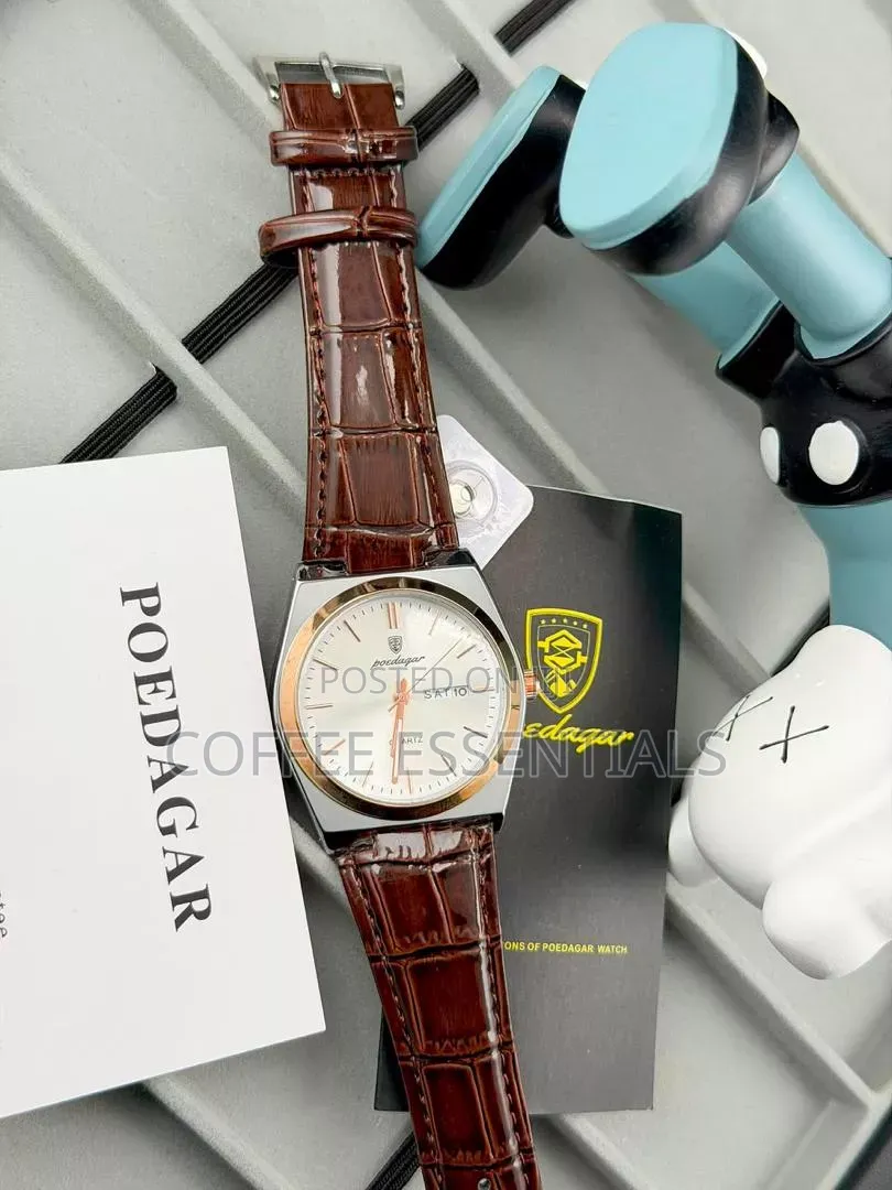 Poedagar Leather Watch