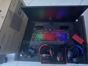 Gaming Setup Accessories – 24” Monitor, RGB Keyboard, Mouse Headsets