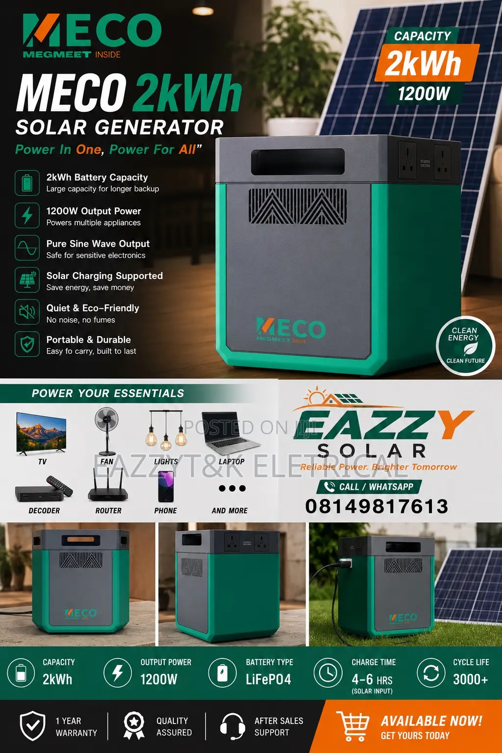 Meco Solar Generator