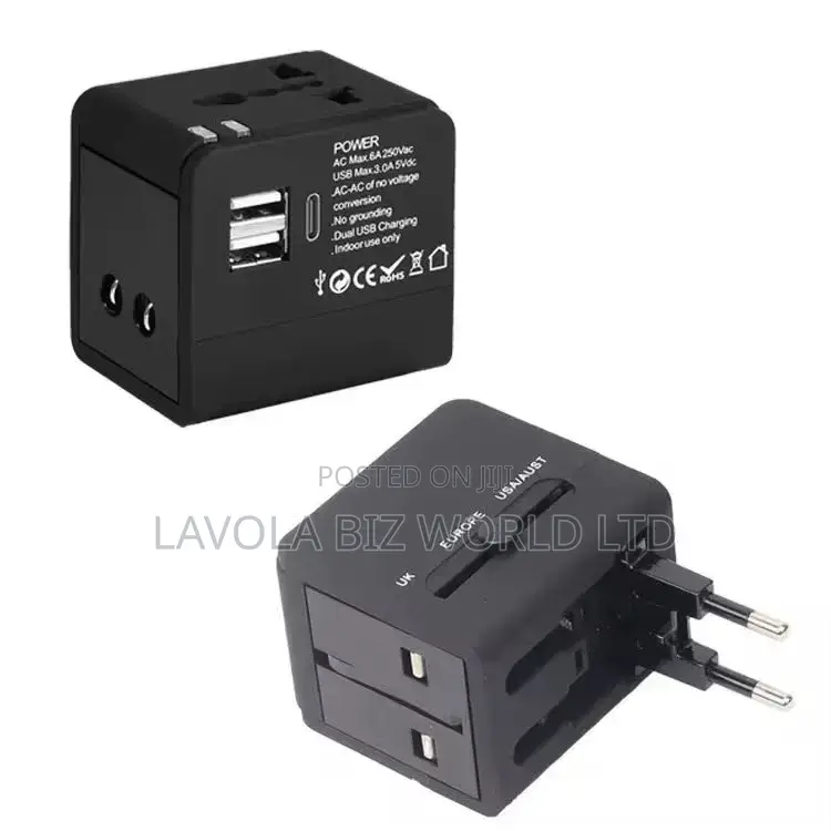 Travel Adapter With Bag