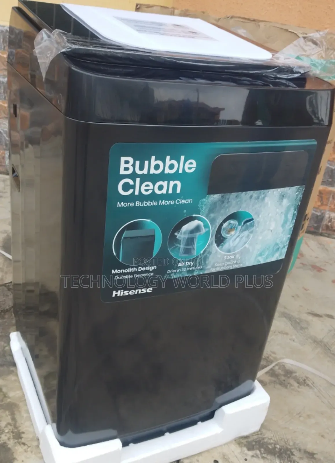 Hisense 9KG Automatic Washing Machine – Heavy-Duty Laundry Solution TP