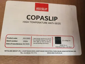 Copaslip Molyslip High-Temperature Anti-Seize Compound 500g