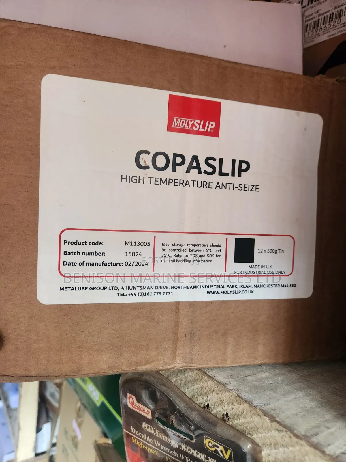 Copaslip Molyslip High-Temperature Anti-Seize Compound 500g