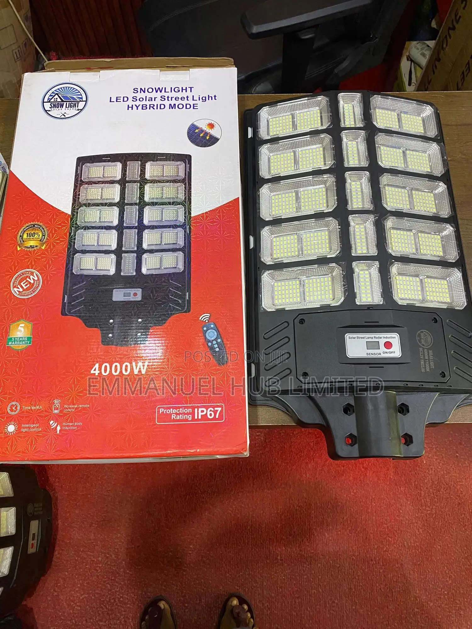 Led Solar Street Light (Hybrid Mode)
