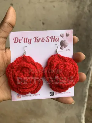 Crochet Statement Earring