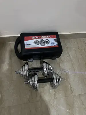 20kg Chrome Dumbbell Set