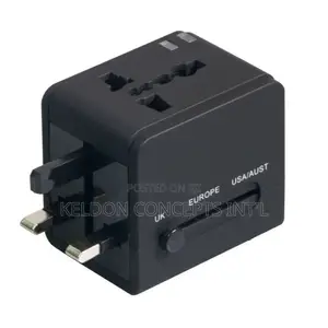 Travel Adapter With 2 USB Port Moq:50pcs