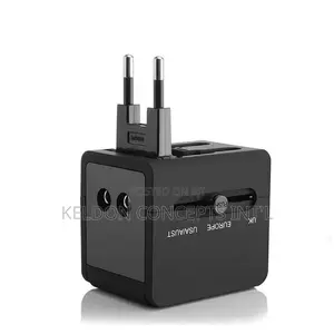 Travel Adapter With 2 USB Port Moq:50pcs