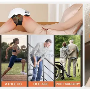Digital Wireless Knee Massager - Adjustable Heat Vibration-