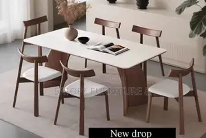 Elegant Design Dining Table and Chairs