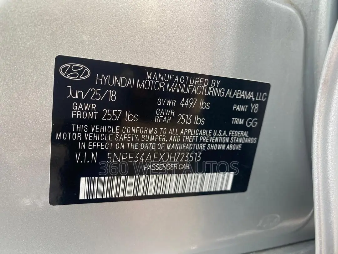 Hyundai Sonata Limited 2018 Silver