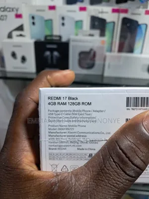 New Xiaomi Redmi 17 128 GB Black