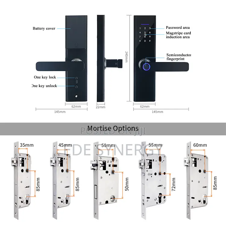 Indoor Biometric Digital Smartlock With Mobile App