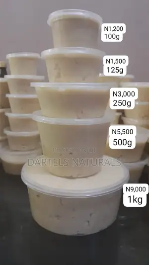 100% Natural, Unadulterated and Unrefined Grade a Shea Butter