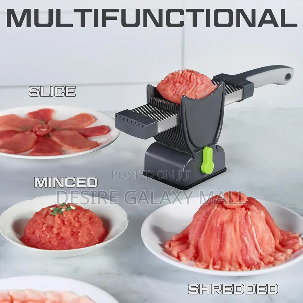 Fresh Meat Slicer Adjustable Thickness Stainless Steel