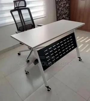 Modern Foldable Office Desk and Chair.