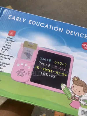 Early Education Writing Board With Cardreader for Kids 2in1