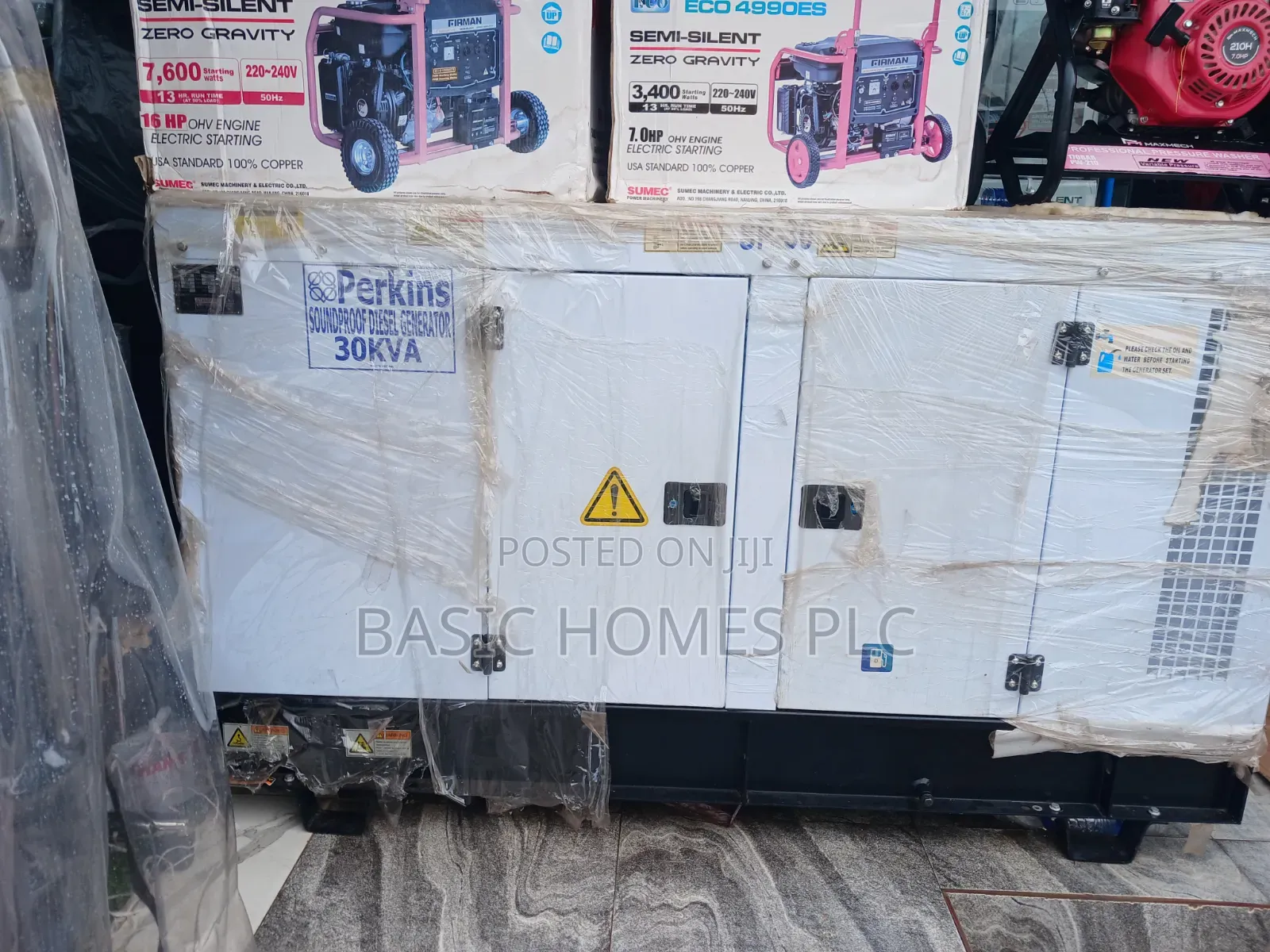 Perkins Generator 30kva Soundproof