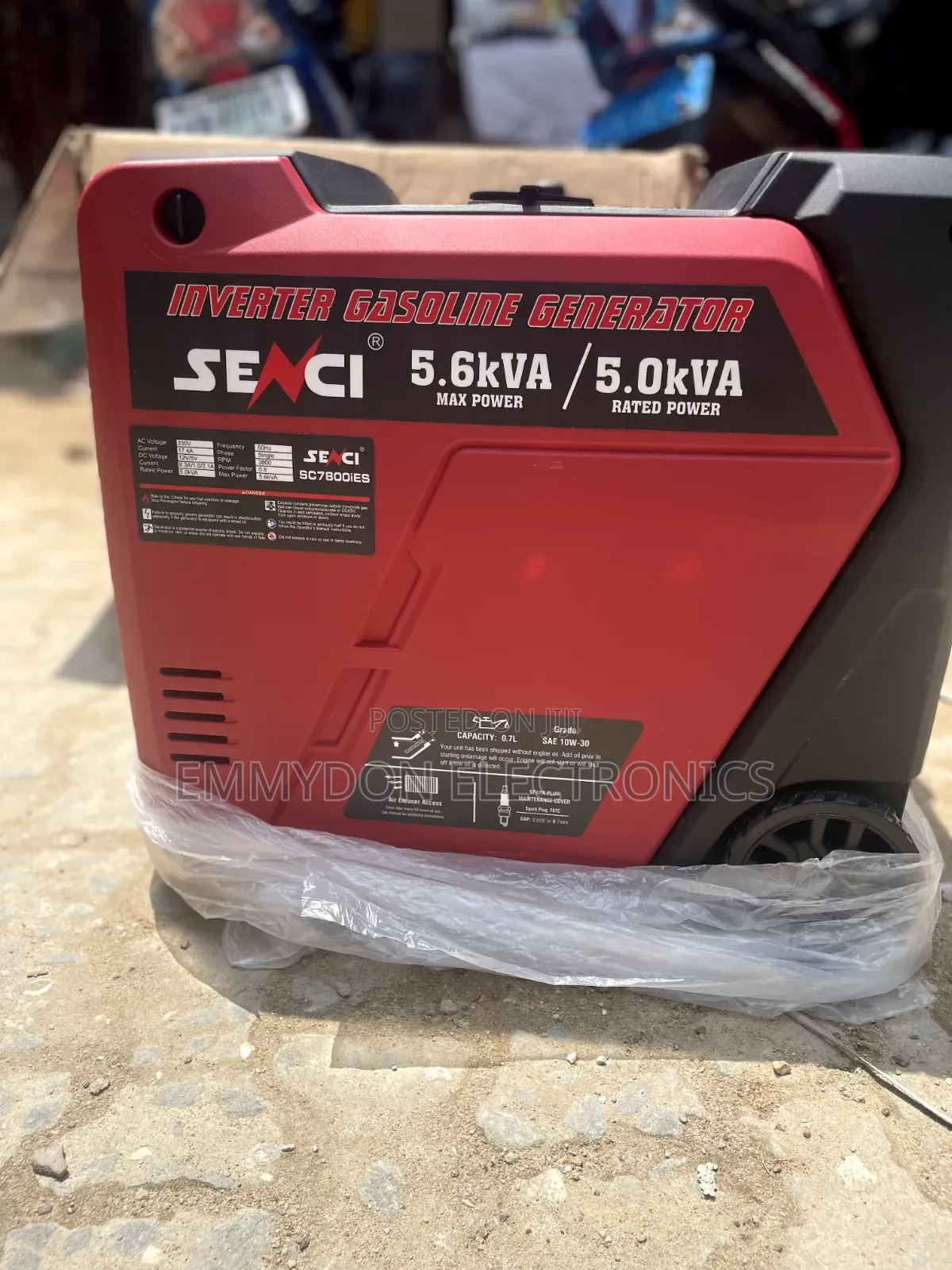 SENCI 5.6KVA Petrol Inverter Generator