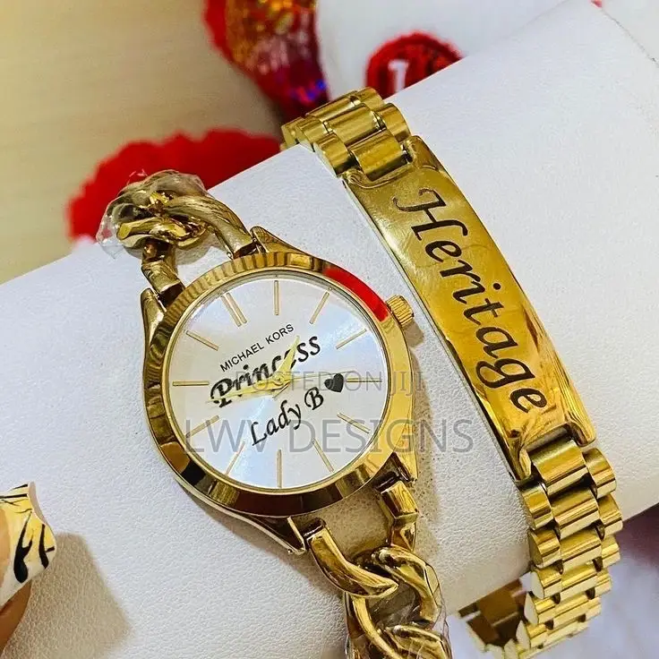 Customized Wristwatch Bracelet | Personalized Gift Set